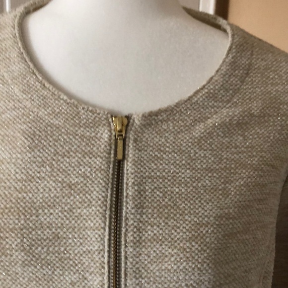 “Gladys” is wearing a Zippered form fitting blazer - Picture 3 of 5